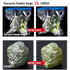Handheld Vacuum Sealer for Food Storage,Portable Vacuum Sealer,Avoid Cross Contamination of Food+ 50 Vacuum Seal Bags