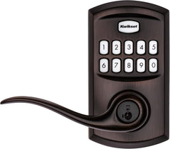 Kwikset 917TNL-11PS Smartcode Keypad Electronic with Tustin Lever Smartkey with 6AL Latch and RCS Strike Venetian Bronze Finish