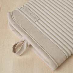 Ribbed Soft Silicone Oven Mitt 2-Pack Set, 7.5"X13", Milkshake