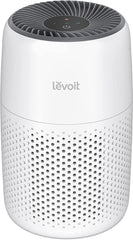 Air Purifiers for Bedroom Home, 3-In-1 Filter Cleaner with Fragrance Sponge for Better Sleep, Filters Smoke, Allergies, Pet Dander, Odor, Dust, Office, Desktop, Portable, Core Mini-P, White