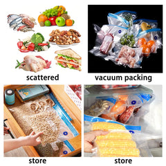 Handheld Vacuum Sealer for Food Storage,Portable Vacuum Sealer,Avoid Cross Contamination of Food+ 50 Vacuum Seal Bags