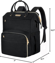 Lunch Bag Backpack, Insulated Cooler Backpack Lunch Box Laptop Backpack for Women Men Fits 15.6 Inch Laptop