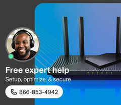 AX1800 Wifi 6 Router V4 (Archer AX21) – Dual Band Wireless Internet, Gigabit, Easy Mesh, Works with Alexa - a Certified for Humans Device, Free Expert Support
