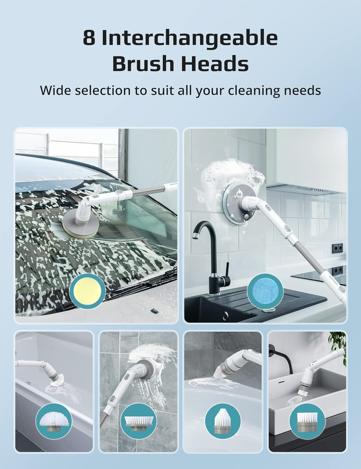 Electric Spin Scrubber, Cordless Electric Scrubber & Stardrops - the Pink Stuff - the Miracle All Purpose Cleaning Paste