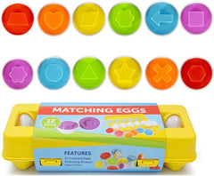 Easter Matching Eggs Connect Eggs Parlour Games Toys Gifts for 2 3 Years Old Kids Toddler Baby Girls Boys Shape Color