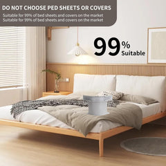New Lock Sheet Holders Set Heavy Duty Sheet Holders for All Mattress Sizes, Gray (Set of 4 Corner Straps) (Grey)
