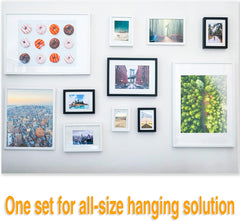 700Pcs Hardware Nails for Hanging Pictures, up to 2"-Long Finish Nails Assortment Kit for Wall Art Decor, 640 Frame Nails and 60 Small Finishing Nails for Drywall Wood - Silver Picture Hangers