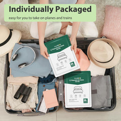 Disposable Bed Sheets Fitted Sheet, Disposable Travel Sheets for Travel with Quilt Cover and Pillowcase, Disposable Bedding Travel Bedding Disposable Sheets for Hotel Hospital 4 PCS