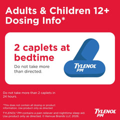 Tylenol PM Extra Strength Caplets, 500 Mg Acetaminophen, 150 Ct