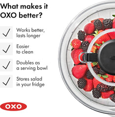 Good Grips Salad Spinner, Fruit Washer and Lettuce Spinner