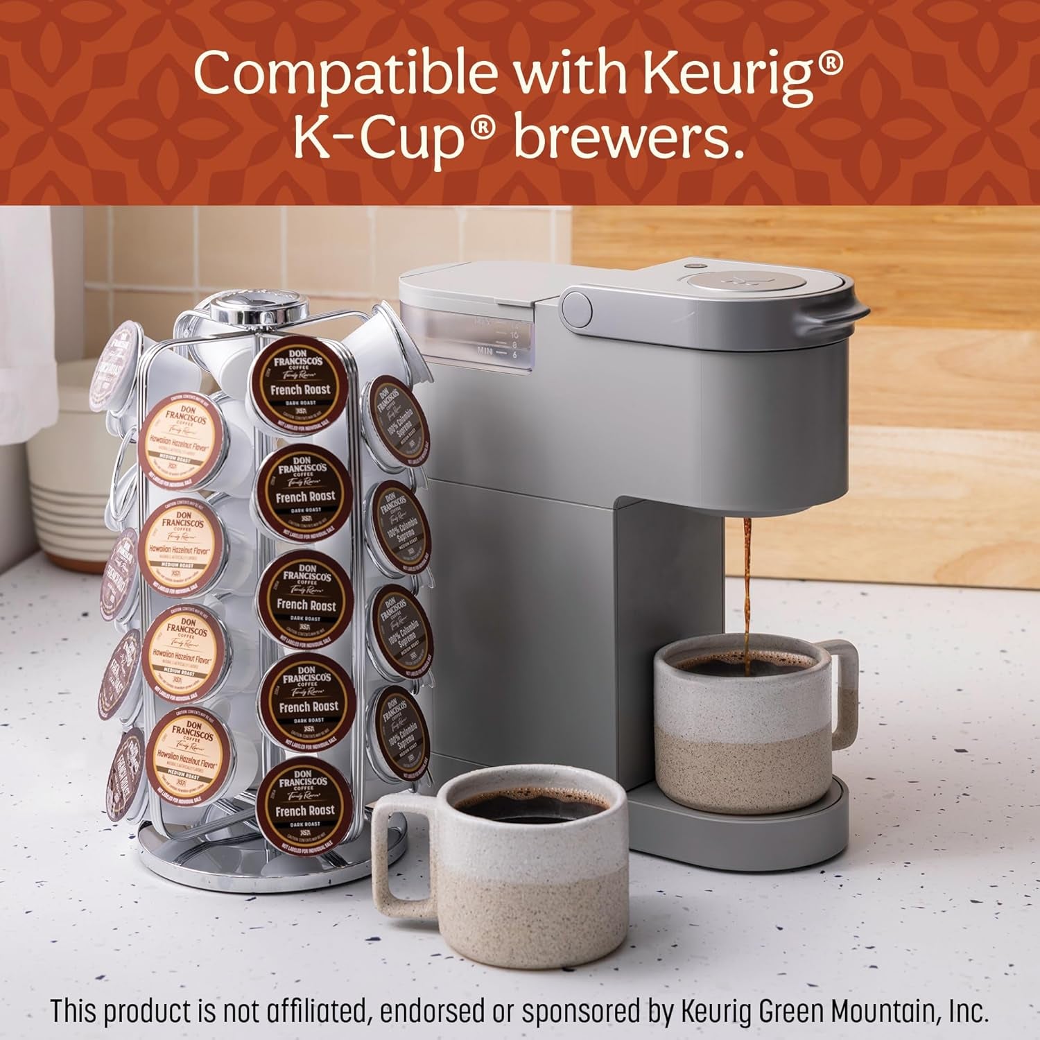 Vanilla Nut Single Serve Coffee Pods, Medium Roast, 100Ct | Compatible with Keurig Coffee Pod Brewers, 100% Arabica Coffee, Convenient Single Serve Brewing, Fresh Brew in Every Cup