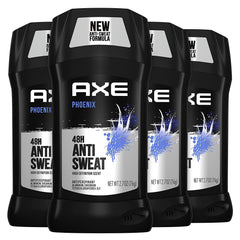 AXE Antiperspirant Phoenix 4PK 48H Sweat & Odor Protection 4 Pack 2.7 Oz | for Nights Out, Helps Stay Fresh & Confident, with 48H Protection, Mint & Rosemary Scent